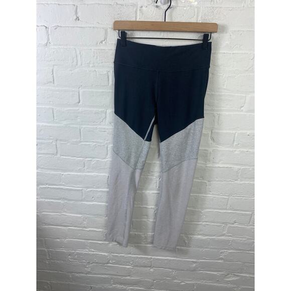 Outdoor Voices Women's Springs Leggings Tri Tone Black Grey Size Small - Picture 1 of 4